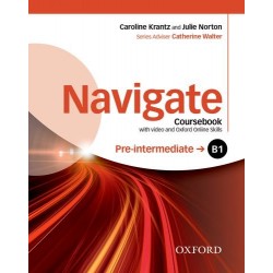 Navigate Pre-Intermediate B1 Coursebook with DVD and Online Skills