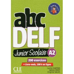 ABC DELF Junior scolaire 2ème édition A2 Livre + DVD + Livre-web