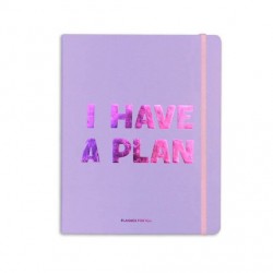 Блокнот A5 "I HAVE A PLAN peony planner"