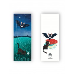 Закладка для книги «Кажан та Кошеня. Гра»