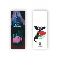Закладка для книги «Кажан та Кошеня. Перед сном»