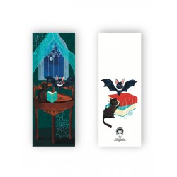Закладка для книги «Кажан та Кошеня. Читання»