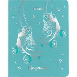 Щоденник шкільний, тверда обкл. PU, Roller-skates