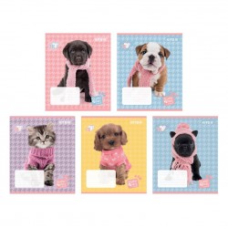 Зошит 18 арк., лін., софт-тач + УФ лак, SP