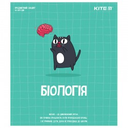 Зошит предметн. 48 арк., кл., софт т.гібр л, Cat, біологія
