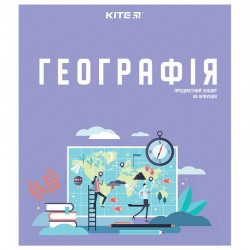Зошит предметн. 48 арк., кл., софт тач+УФ, Urban, географія