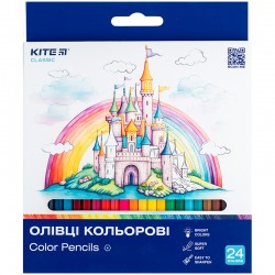 Олівці кольорові, 24 шт. Палац