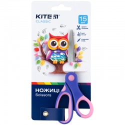 Ножиці дитячі, 15см Kite Classic Сова