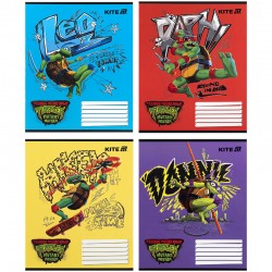 Зошит 12 аркушів КОСА Teenage Mutant Ninja Turtles