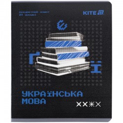 Зошит предметний 24 аркуші ЛІНІЯ Techno Українська мова