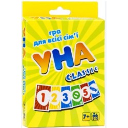 Настільна гра Strateg УНА classic карткова розважальна українською мовою (7015)