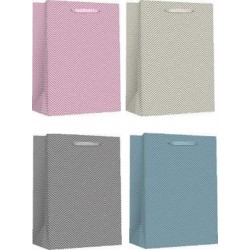 Пакет паперовий LARGE UV 26x12,7x32,4  210gsm , асорті