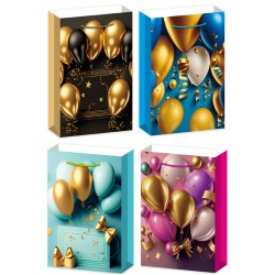 Пакет паперовий LARGE For You  26x12,7x32,4, 210gsm , асорті