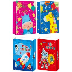 Пакет паперовий GIANT 40,6x16,5x55 210gsm, асорті