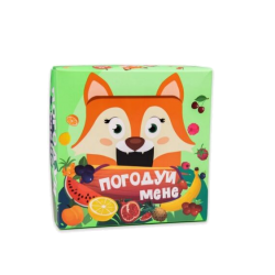 Настільна гра Strateg Погодуй мене -  лисичка розвиваюча українською мовою (30347)