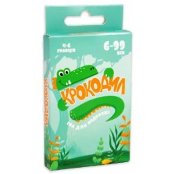 Настільна гра Strateg Крокодил - дорожня версія розважальна українською мовою (30786)