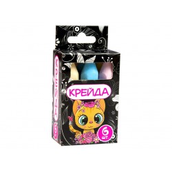 Крейда Олівець - 6 штук Strateg різнокольорова (50111)