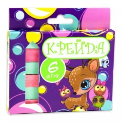 Крейда Квадрат шкільний - 6 штук Strateg різнокольорова (50113) Крейда Квадрат шкільний - 6 штук Strateg різнокольорова (50113)