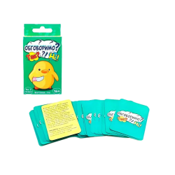 Настільна гра Strateg Обговоримо? розважальна українською мовою (30381)