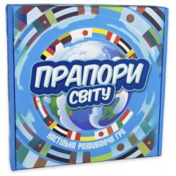 Настільна гра Прапори світу Strateg навчальна українською мовою (30445)