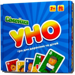 Настільна гра Strateg УНА Сімейна 2 в 1 українською мовою (30527)