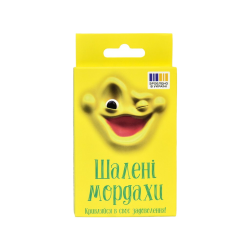 Настільна гра Strateg Шалені мордахи українською мовою (30664)