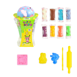 Набір для творчості Містер тісто Стакан-морозиво Strateg українською мовою (41049)