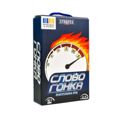 Настільна гра Strateg Словогонка українською мовою (30824)