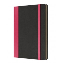 Записник В6 Pro не розграфлений Обкладинка чорна/салатова кремовий блок Записник В6 Pro не розграфлений Обкладинка чорна/салатова кремовий блок