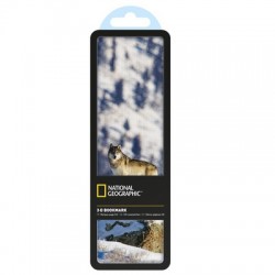 National Geographic 3-D Bookmark - Gray Wolf