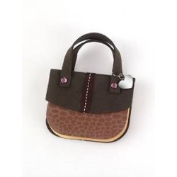Handbag Notes, Brown Croc
