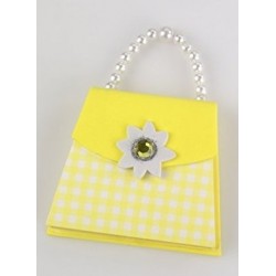 Handbag Notes, Yellow Gingham