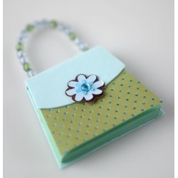 Handbag Notes, Blue/Green