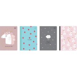 Зошит, А5, 16 аркушів, клітинка, євро-формат TRENDS GIRLS