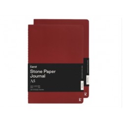 Записник Karst Journal A5 / Лінійка + Нелінований Піно-бордо (2 шт.)