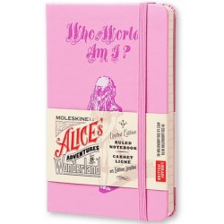 Записник Moleskine Alice кишеньковий / Лінійка Рожевий