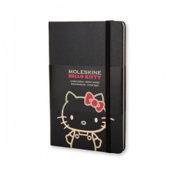 Записник Moleskine Hello Kitty середній / Лінійка Чорний