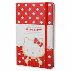 Записник Moleskine Hello Kitty середній / Нелінований Червоний