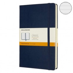 Записник Moleskine Classic Expanded середній / Лінійка Сапфір М'який