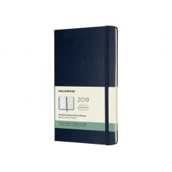 Щотижневик Moleskine 2019 середній / Сапфір