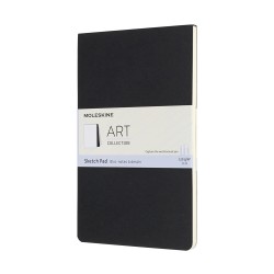 Записник Moleskine Art Pad середній / Для нарисів Чорний