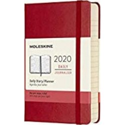 Щоденник Moleskine 2020 кишеньковий / Червоний