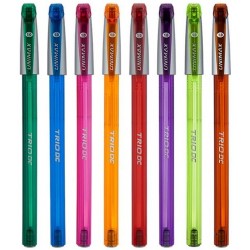 Обложка Ручка кулькова Trio Neon DC, синя, 1мм Ручка кулькова Trio Neon DC, синя, 1мм