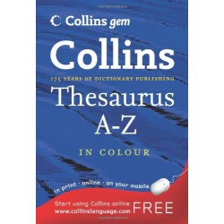 Collins Gem Thesaurus A-Z 6th Edition