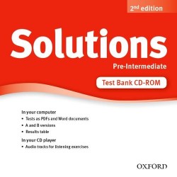 Solutions 2nd Edition Pre-Intermediate Test Bank CD-ROM