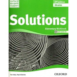 Solutions 2nd Edition Elementary WB with Audio CD (UA)