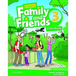 Family and Friends 2nd Edition 3 Class Book with Multi-ROM