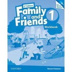 Family and Friends 2nd Edition 1 Workbook with Online Practice