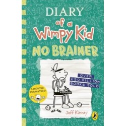 Diary of a Wimpy Kid Book18: No Brainer [Paperback]