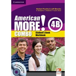 American More! Combo 4B SB+WB with Audio CD&CD-ROM